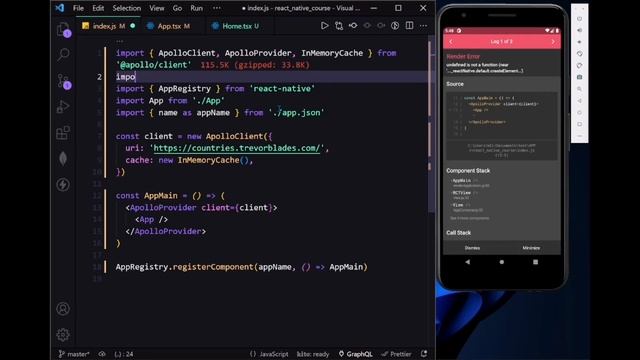 Peticiones Graphql con React Native | #WilCODE смотреть онлайн