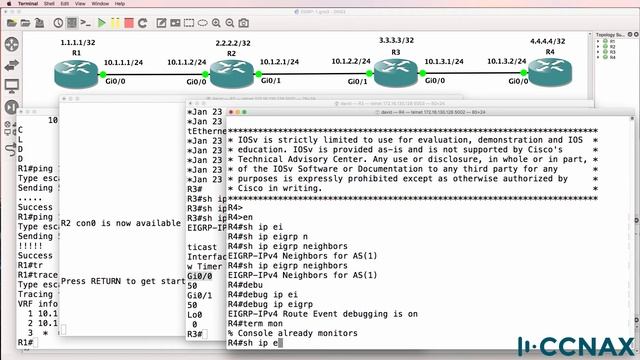 CCNA #024 EIGRP Retransmission retry limit exceeded? EIGRP Neighbor Troubleshooting CCNA смотреть онлайн