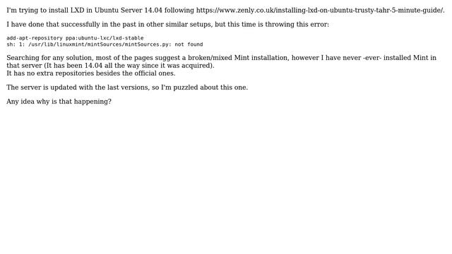 Ubuntu: Unable to: add-apt-repository in Ubuntu Server 14.04 смотреть онлайн