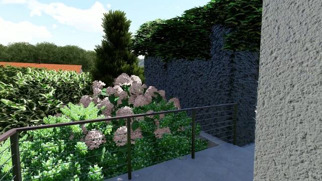 Лесной сад (ландшафтный дизайн участка, визуализация) смотреть онлайн