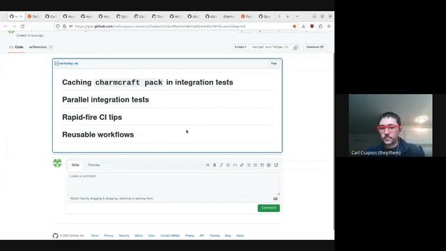 Fast & reusable GitHub CI | Community workshop | Charmhub смотреть онлайн