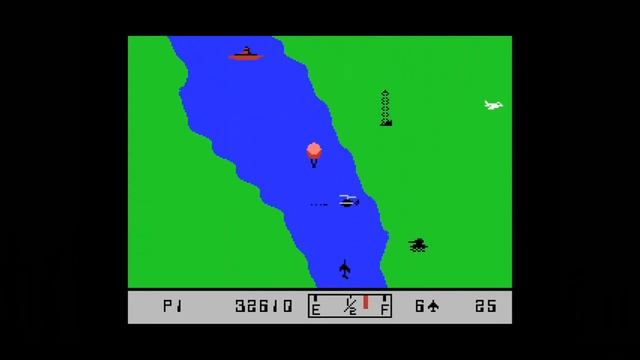 [Longplay] River Raid (73810 points) - MSX смотреть онлайн