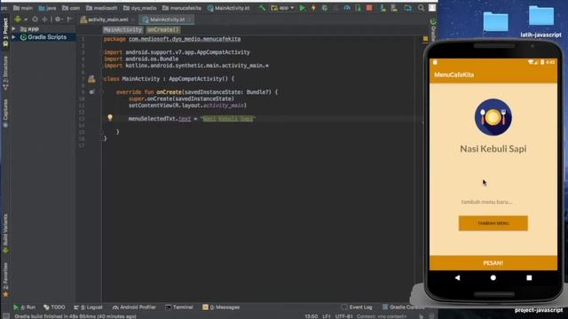 Mini Project MenuCafeKita in 2 menutes смотреть онлайн