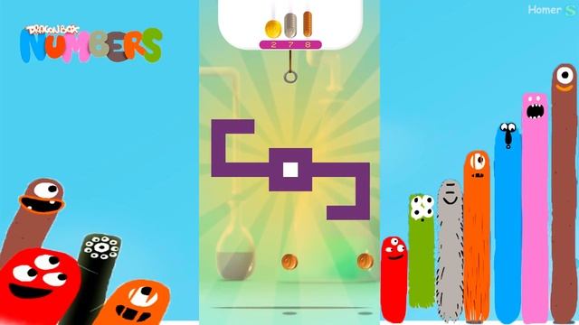 Fun Microbes Puzzles - Dragonbox: Numbers (iPad, IPhone, Android). Fun Game For Kids.