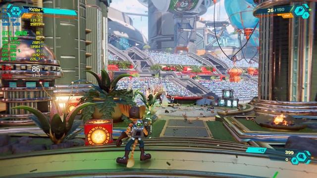 Очередной эксклюзив Playstation на ПК, Ratchet & Clank: Rift Apart на RTX 4080 смотреть онлайн