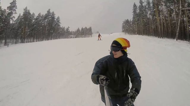 ГЛЦ Мраткино. Основной склон. смотреть онлайн