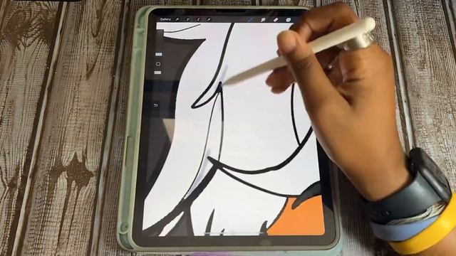 drawing anime on procreate [DIGITAL ART|IPAD] смотреть онлайн