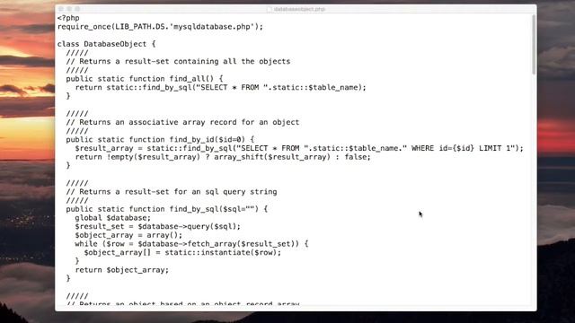 abstracted the attributes in DatabaseObject смотреть онлайн