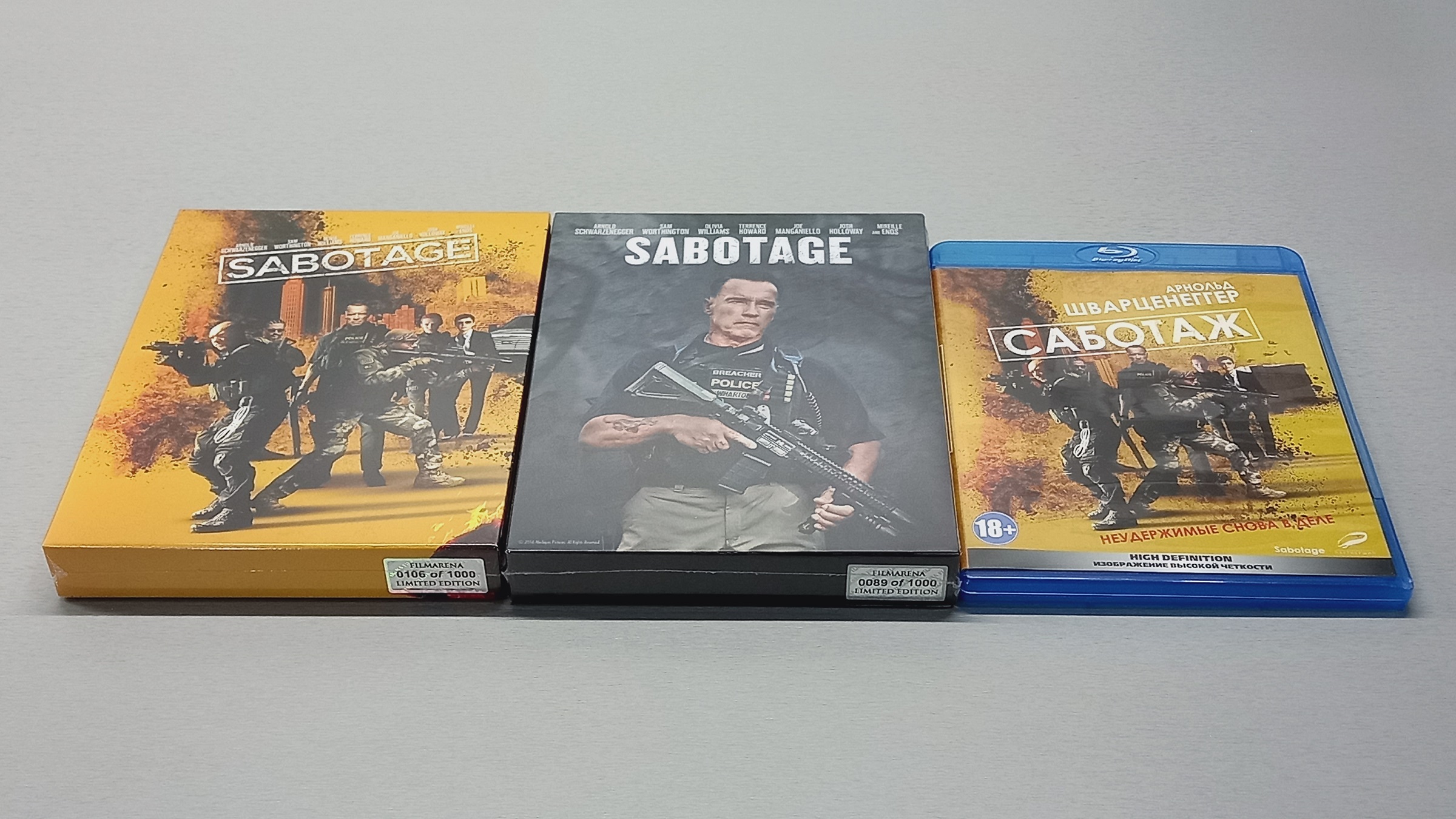 САБОТАЖ - Blu-ray - SABOTAGE - 2013 - Steelbook - FILMARENA - Arnold Schwarzenegger, Sam Worthington смотреть онлайн