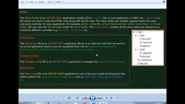 1. ASP.NET MVC: Files and Folder in Telugu смотреть онлайн