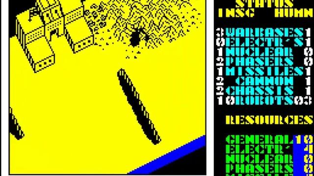 Nether Earth (ZX Spectrum gameplay) смотреть онлайн
