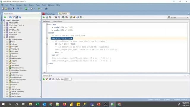 How to write PL SQL Nested If Then Else Statement in Oracle 19c Database Server | PL/SQL Tutorial 1 смотреть онлайн
