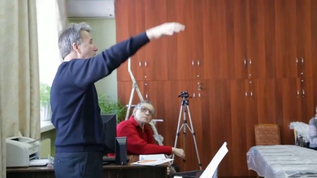 Репетиция хоровой симфонии действа Перезвоны смотреть онлайн