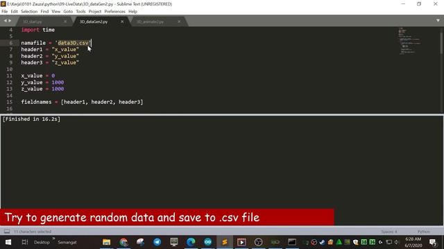 [SOURCE CODE] Python 3D Plotting Live Data in Real-Time смотреть онлайн