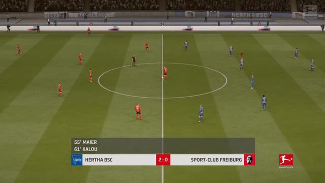 FIFA 19_Hertha gegen Freiburg смотреть онлайн