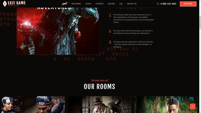 Exit Game Real-Life Room Escape WordPress Theme Tobin Ryker смотреть онлайн