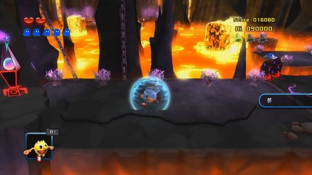 Pac-Man and the Ghostly Adventures 2 Walkthrough - Gameplay Part 18 - Netherworld: Lava Spirla смотреть онлайн