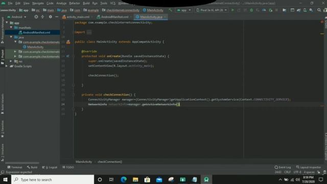 How to check WiFi, Internet Connection in Android Studio||How to enable internet connectivity in ap смотреть онлайн