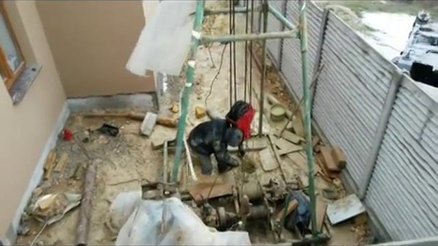 Ударно канатное бурение скважин на воду - потеря бура - YouTube смотреть онлайн