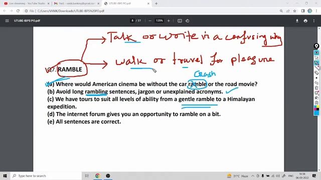 06th SEPTEMBER || ENGLISH || IBPS PO MOST EXPECTED MEMORY BASED QUESTION DISCUSSIONS #VANIK смотреть онлайн