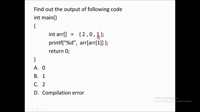 TCS NQT C Programming MOCK TEST Part1! смотреть онлайн