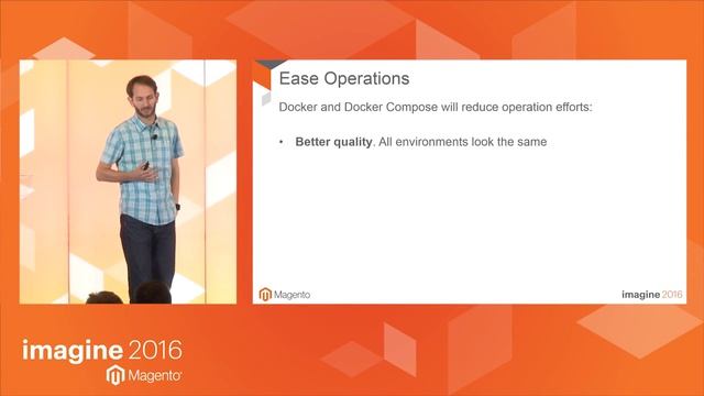 Imagine 2016 - Breakout VII - Scalable Magento Development with Containers смотреть онлайн