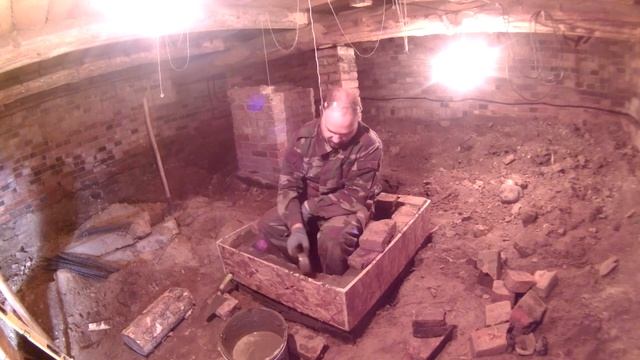 Фундамент печи растет. смотреть онлайн