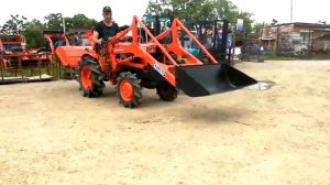 Японский минитрактор Kubota B7001  с КУНом и фрезой - kotamoto.ru