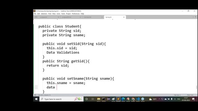 Java Frameworks Package tutorials || Session - 13 || by Mr. Nagoor Babu On 29-08-2022 @11:30AM IST смотреть онлайн