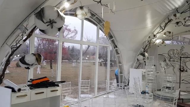 Утепленный арочный шатер 15х13 гексагональ от FirstTent смотреть онлайн