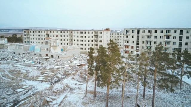 Видео с дрона. Гусиноозерск Военный Городок. Ноябрь 2019. смотреть онлайн