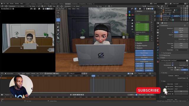 How To Playblast Animation with Sound in Blender 2.8 смотреть онлайн