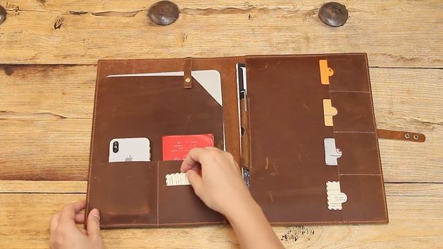 Leathercraft Folio case for 12 9 inch iPad Pro 4th generation 2020 -- Vintage style смотреть онлайн