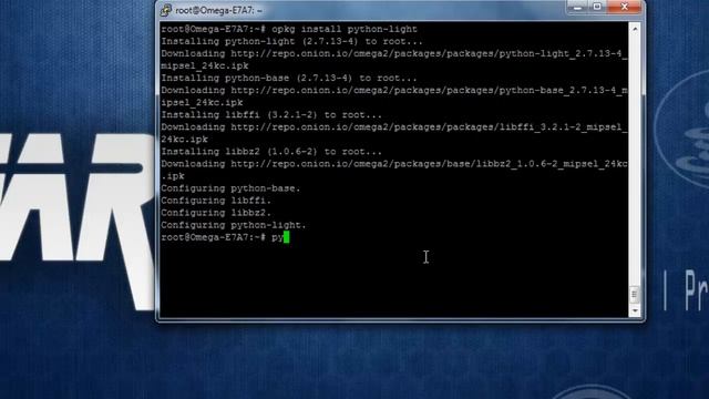 Python application on Onion Omega with GPIO Access| Onion Omega #4 смотреть онлайн