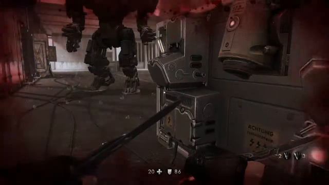 Wolfenstein®: The New Order Nazi Robot Boss Fight смотреть онлайн
