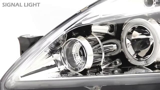 SPECDTUNING DEMO VIDEO: 2003-2007 HONDA ACCORD LED PROJECTOR HEADLIGHTS смотреть онлайн