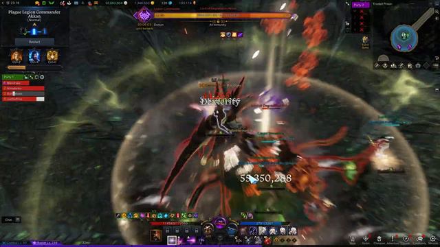 (NAE) Lost Ark 4 Man Carry Akkan Legion Raid -Gunslinger POV- смотреть онлайн