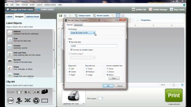 Printing Barcodes Using Your Dymo LabelWriter Printer смотреть онлайн
