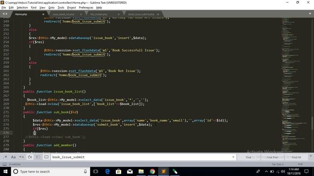 library management system project in php (codeigniter project tutorial with ajax) Part 18 смотреть онлайн