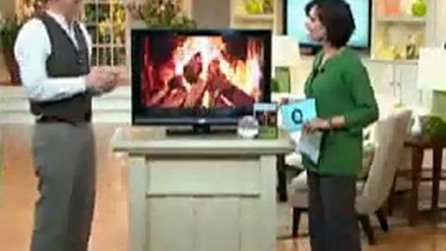 Irish Peat Turf Fire DVD on QVC USA St. Patrick's Day 2010 смотреть онлайн