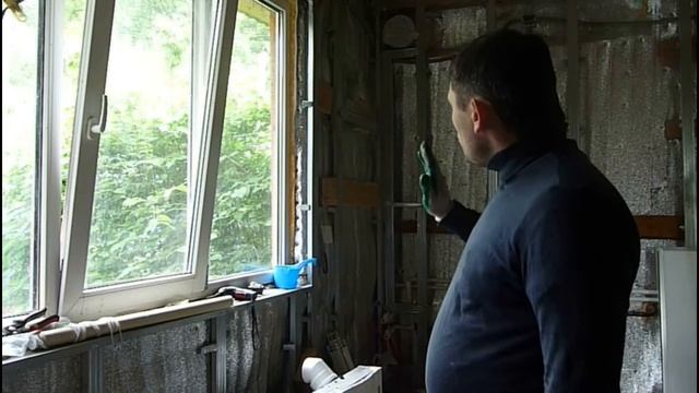 Установка газового котла в деревянный дом Часть1 (перезалив) смотреть онлайн