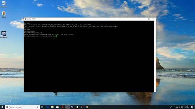 How to connect to Cisco Switch and NON-CISCO SFP Trick смотреть онлайн