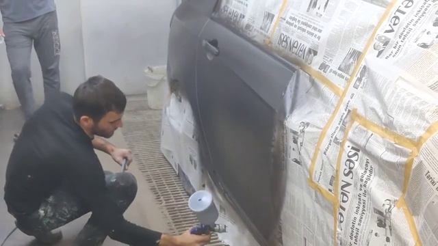 Черная Покраска джили эмгранд (3) смотреть онлайн
