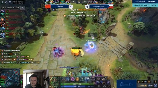 ПЕРВЫЙ НОВЫЙ ИНВОКЕР В ПРОДОТЕ | NewBee vs Hippomaniacs WCG 2019 смотреть онлайн