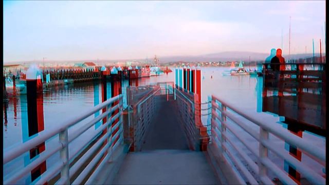 [3D] San Carlos Beach - Monterey California - Anaglyph смотреть онлайн