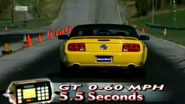 Motorweek Video of the 2005 Ford Mustang convertible смотреть онлайн