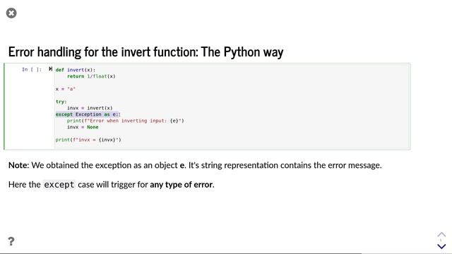 Error handling in Python смотреть онлайн