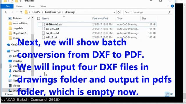 Batch convert DWG to PDF, batch print AutoCAD by CAD Batch Command HD смотреть онлайн