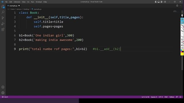 Object Oriented Programming in Python | How to Achieve Operator Overloading in Python смотреть онлайн