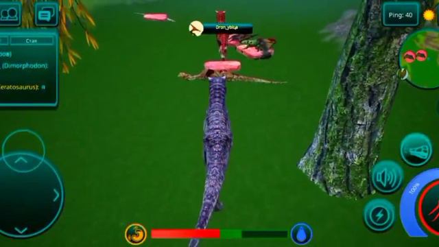 The Cursed Isle Pvp играю за Карнотавра против Анкилозавра и спинозавра пвп #thecursed #theisle #pv